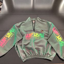 Surf Style 80s Vintage Windbreaker Jacket
