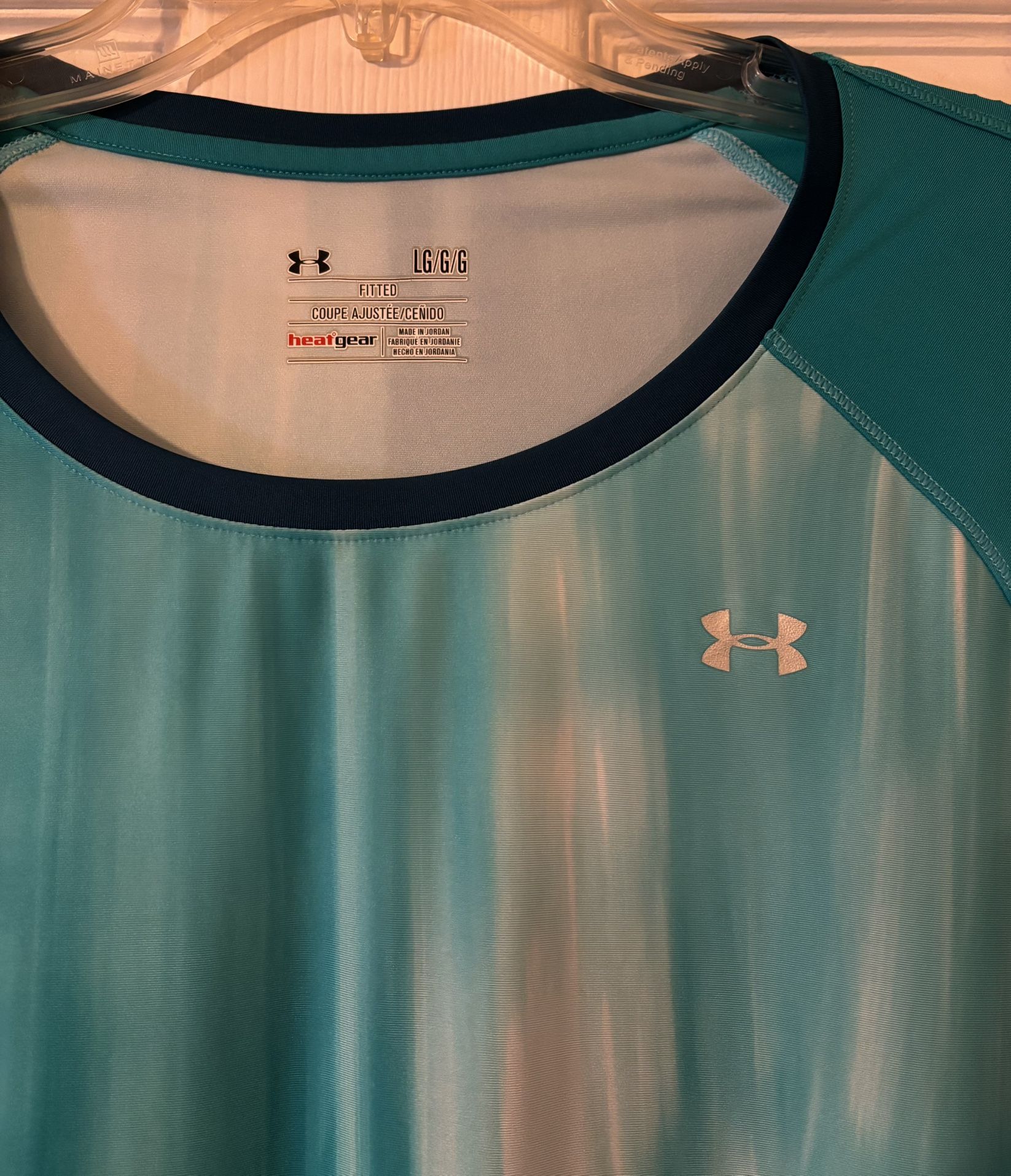 Under Armour Long Sleeve Shirt Top Green Activewear Size Large