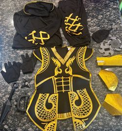Mortal combat scorpion Costume Set
