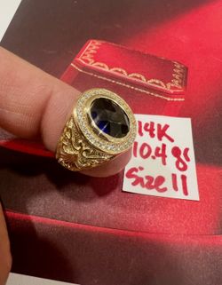 14K Solid Gold Ring For Wedding 10.4Gr Size 11