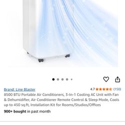 Line blaster Portable Window Ac
