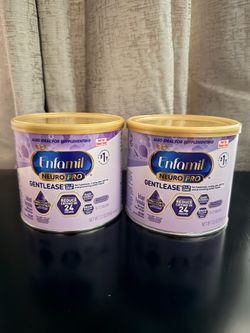 2 New Sealed Enfamil NeuroPro Gentlease Formula - Expires 2027