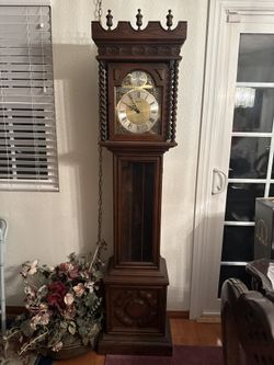 British Grandfather Clock