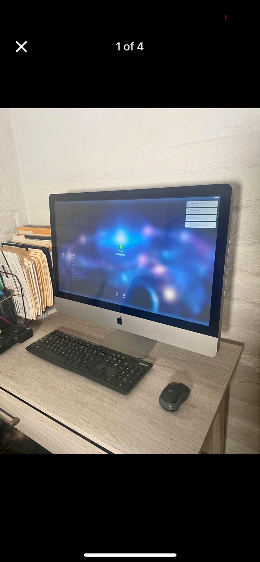 27” Mac Desktop Computer W/ Wireless Keyboard And Mouse