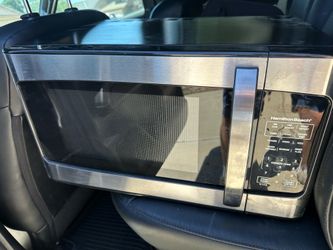 Hamilton beach stainless steel microwave oven