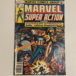 MARVEL SUPER ACTION #9 CAPTAIN AMERICA! BUCKY! BRONZE AGE MARVEL COMICS 1978!