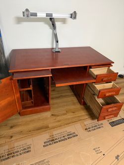 Solid wood desk-used