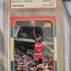 Michael Jordan Rookie Psa 8