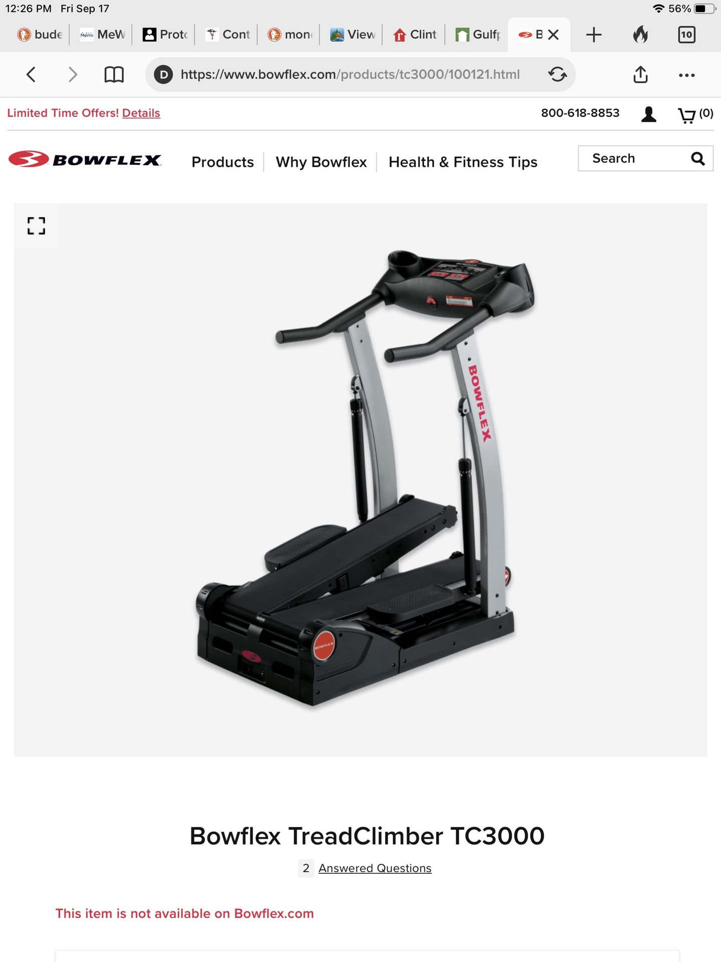 Bowflex tc3000