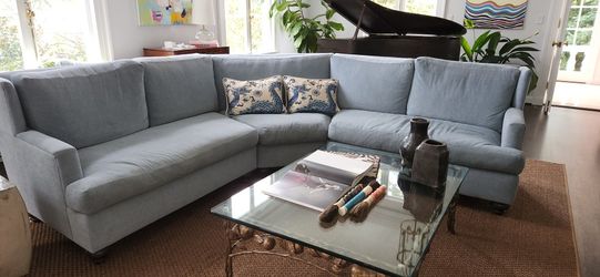 Ligh Blue Couch 