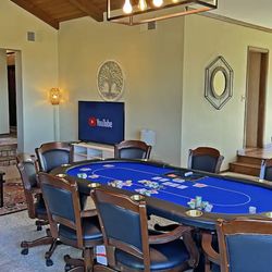 Full Size Poker Table And Seats