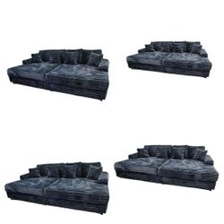 Brand NEW 66x108 Bed Day SOFA Couch CHAISE 