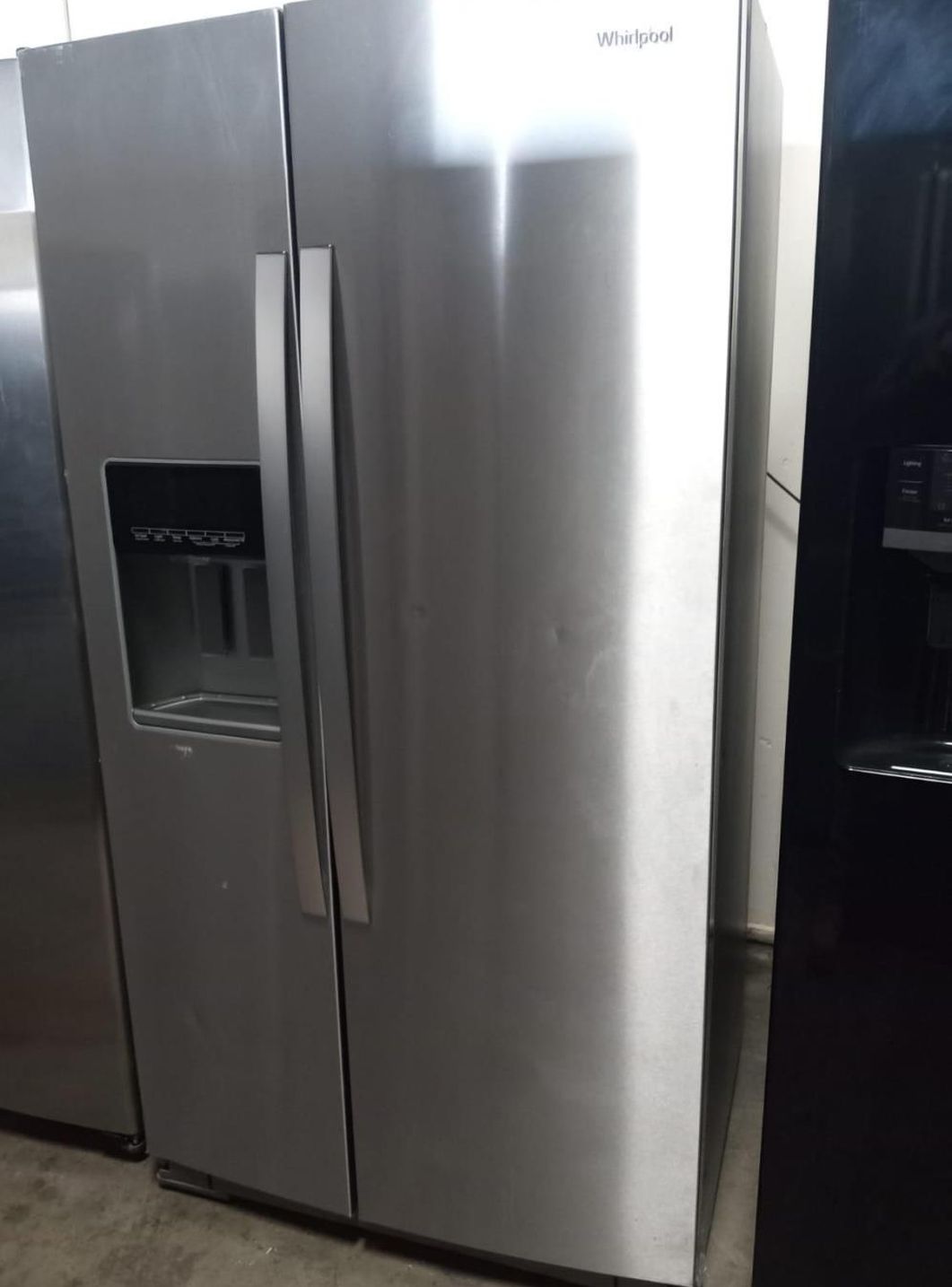 Whirlpool Side-by-Side Stainless Steel Fridge