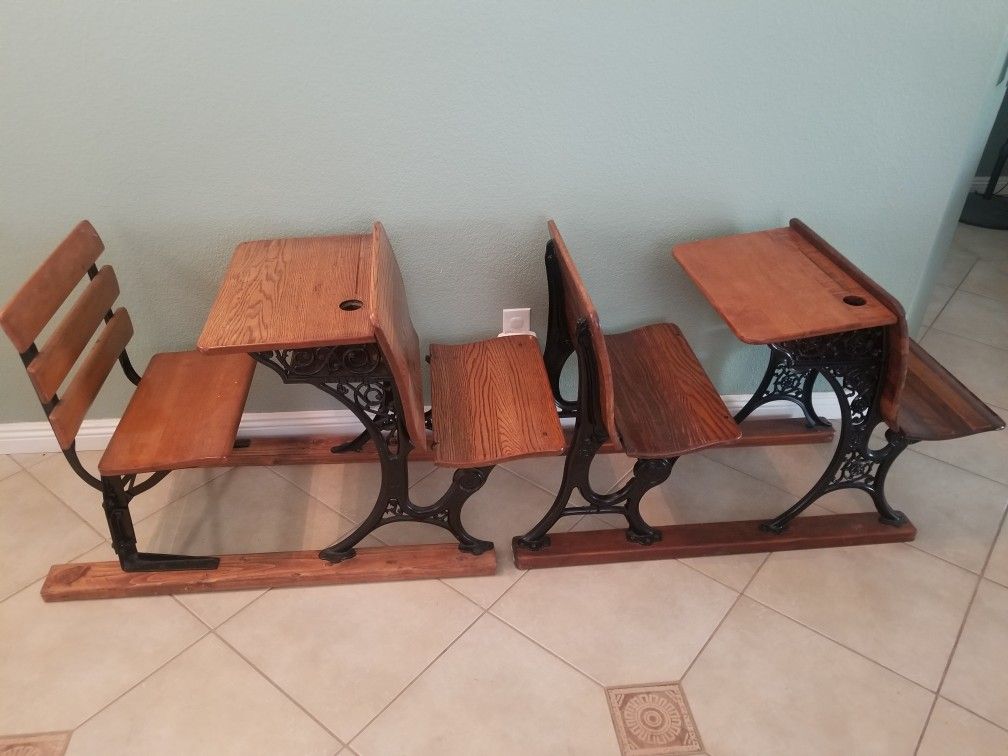 Antique School Desks 