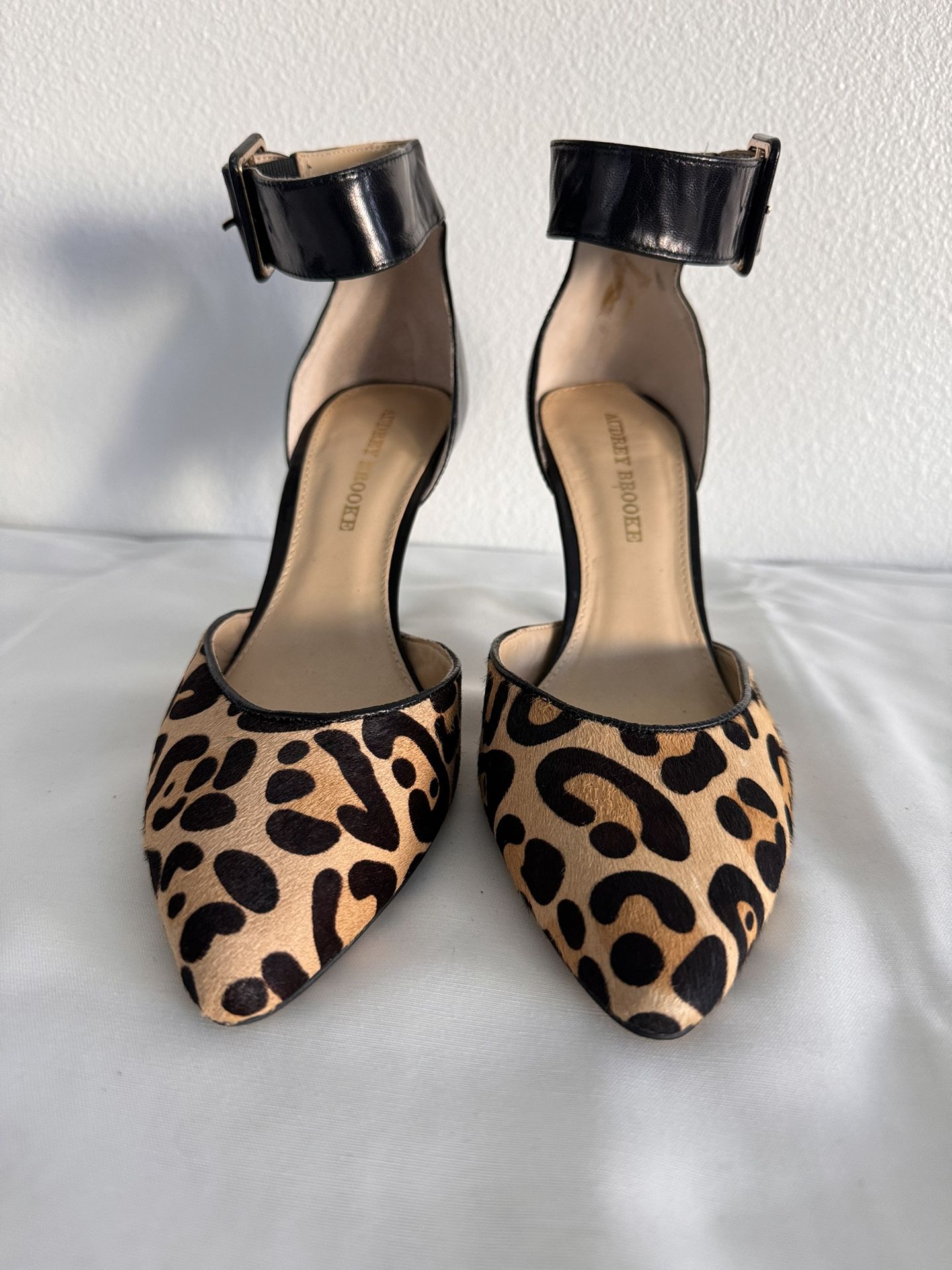 Audrey Brooke Leopard Print Heels