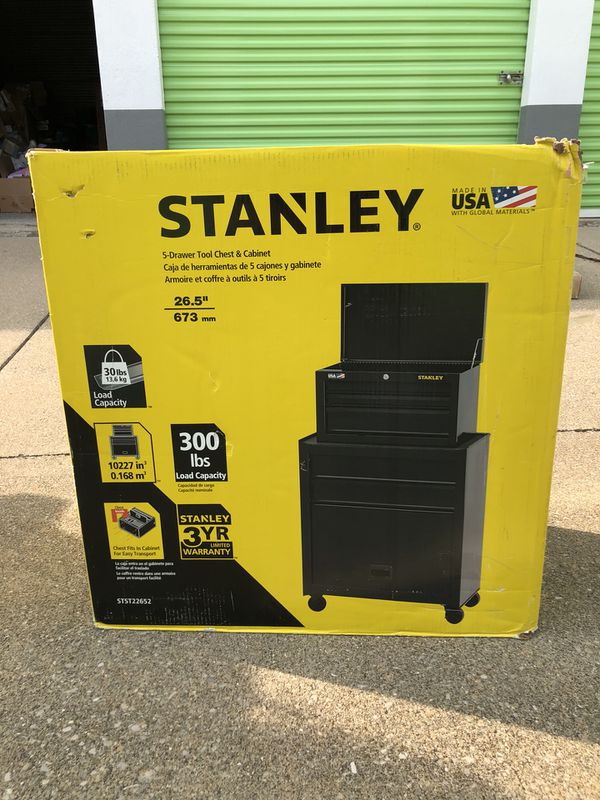 Stanley 5 Drawer Tool Chest Cabinet For Sale In Independence Ky