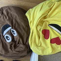 Emoji Bean Bag Chairs - Kids ($5)