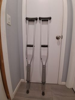 Adjustable Height Crutches