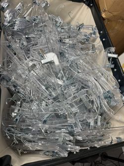 Plastic Top & Bottom Hangers 100 for $25