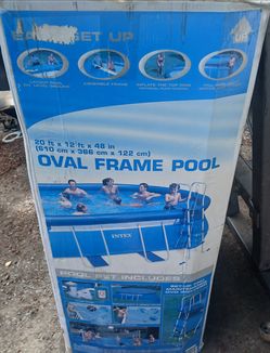 POOL Intex Oval Frame Pool Set