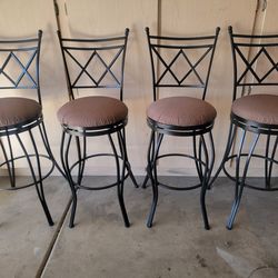 4 tall swivel bar stools