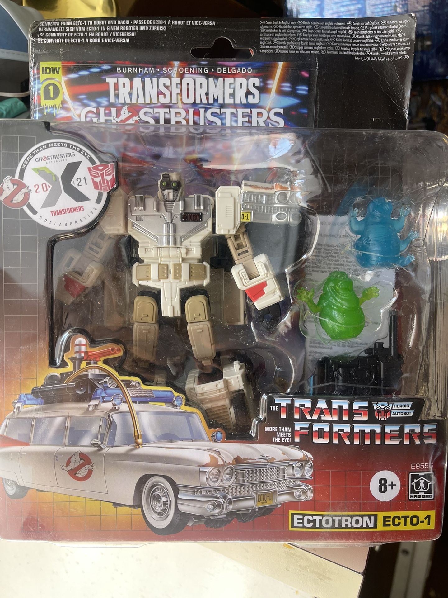 Hasbro Target Exclusive Transformers Ghostbusters Ecto 1 Ectotron Figure
