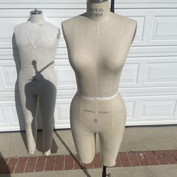 Rare Vintage Royal Form Male & Female Full Wolf Body Mannequins