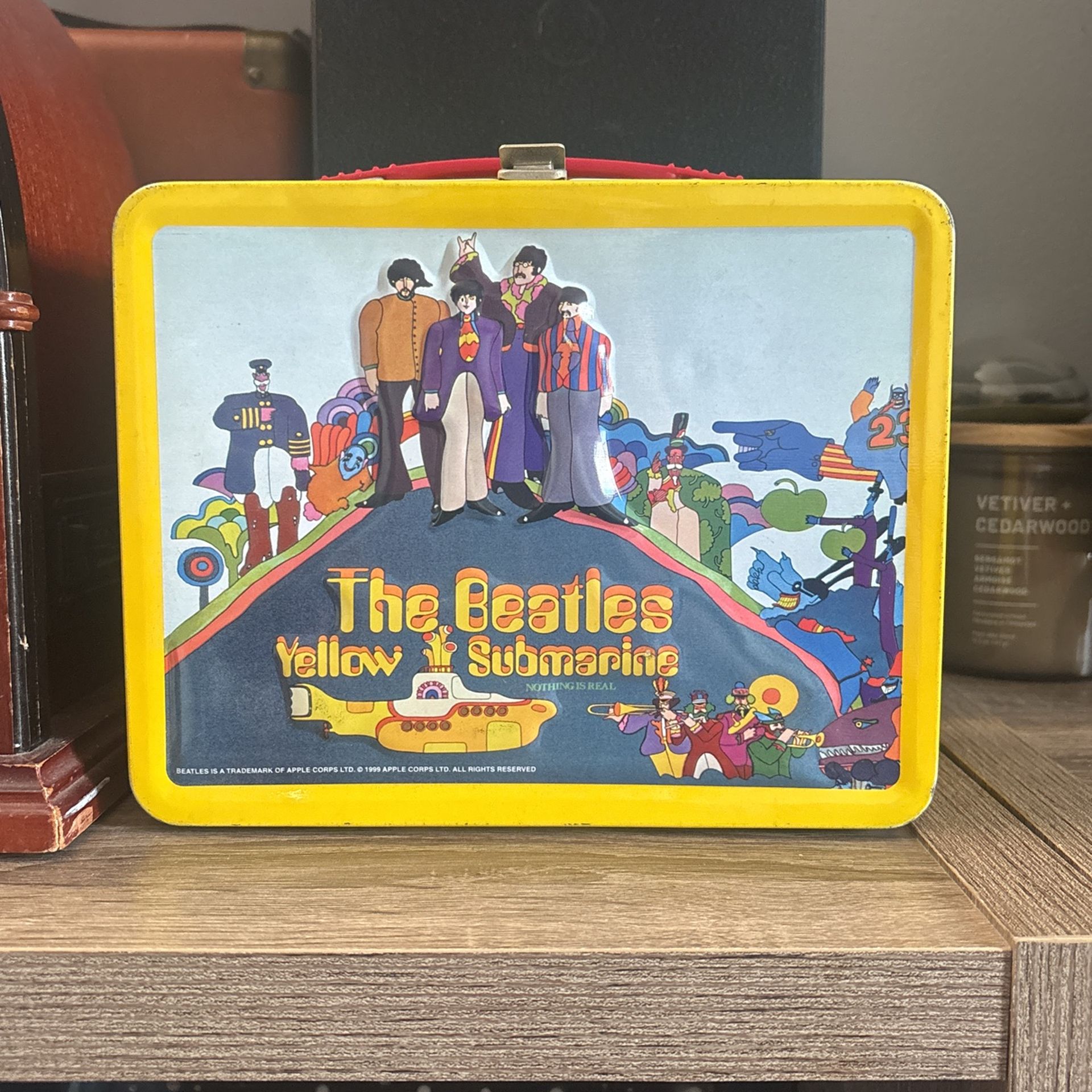 Beatles Yellow Submarine Metal Lunchbox 1999