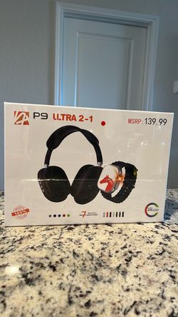 🔥P9 Ultra 2-1 Smartwatch and Headphones Combo🔥