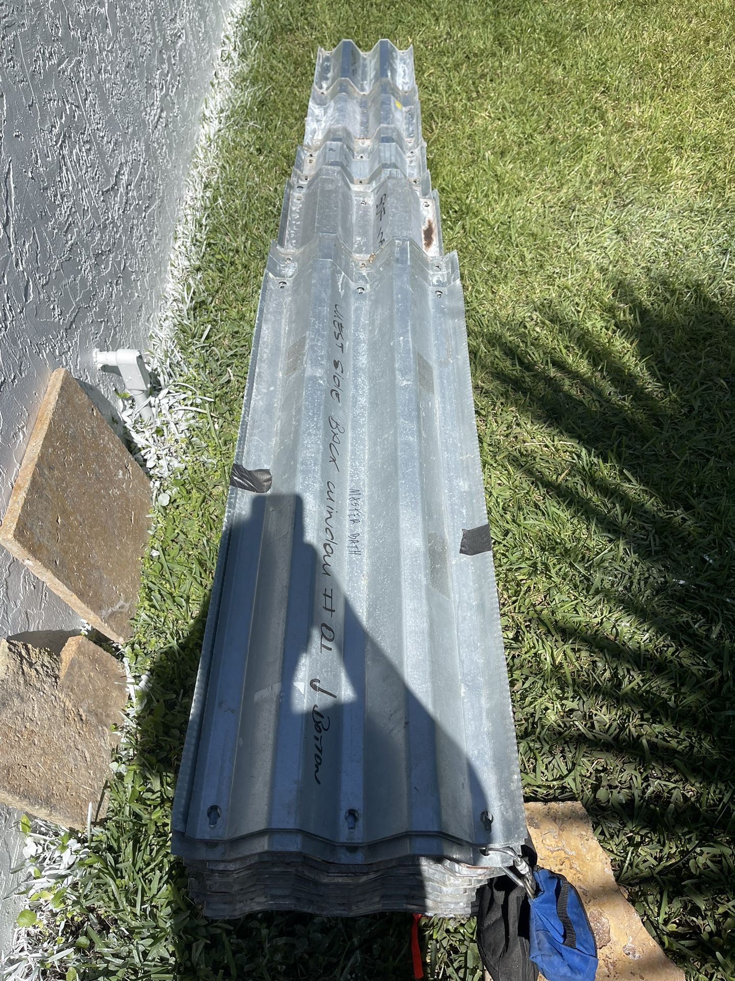 Hurricane Panels Galvanized Steel USED Miami Dade Code Compliant