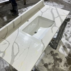 Quartz Calacatta 3 Cm Vanity Ready To Pick Up 