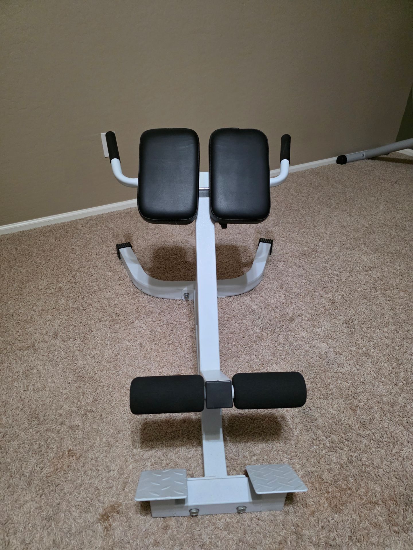 Back extension bench