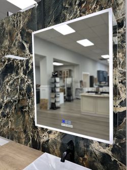 Three-Tone Led Mirror Cabinet With Anti-Fog Tech 20”X30”