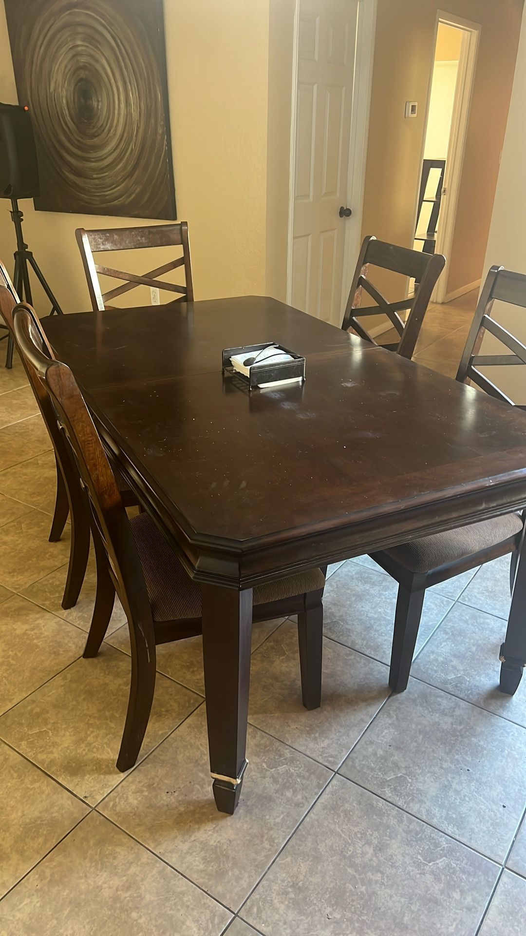 Six Chair Dining Table