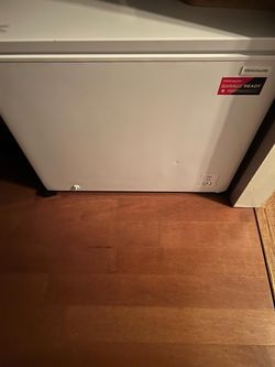 White chest freezer