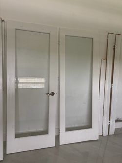 Interior French door 60”x80”