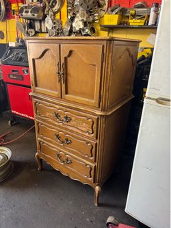 wooden dresser