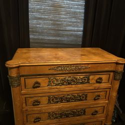 Antique Art Nouveau Chest Of Drawers