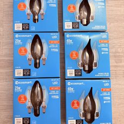 [BRAND NEW] EcoSmart LED  Bulbs - Soft White - (3 Bulbs Per Pack) 
