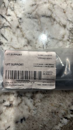 16.85 inch hood lift supports pair