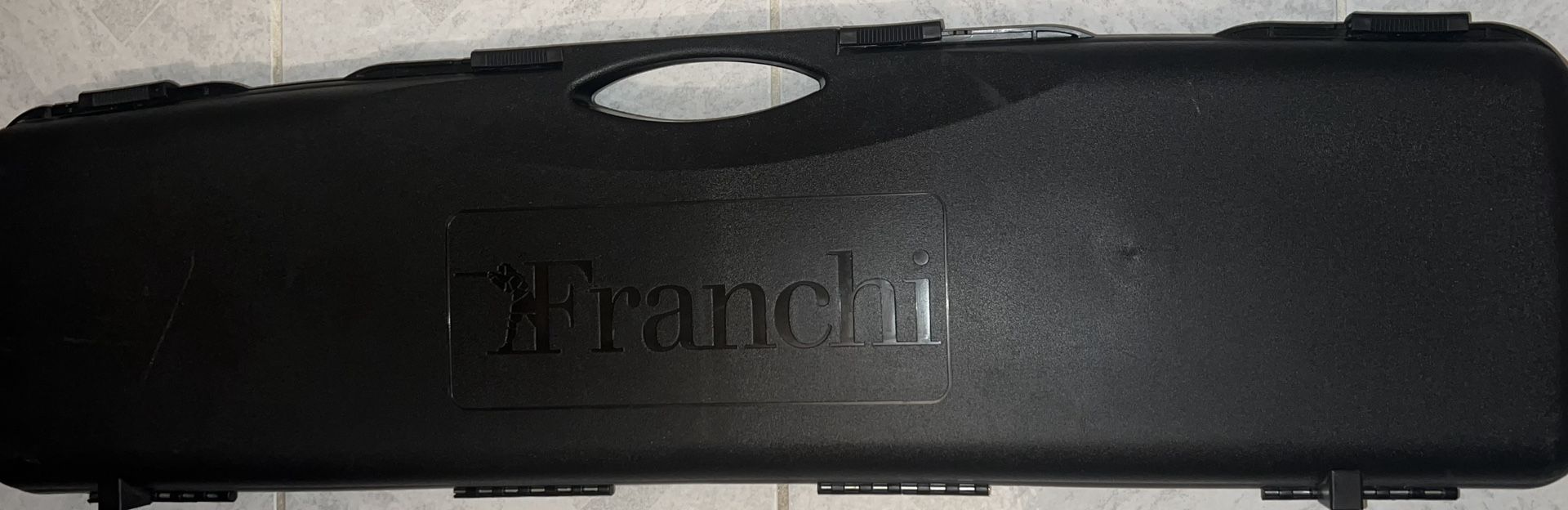 FRANCHI Split Shotgun Hard Case with Padding Black Plastic Carry Case