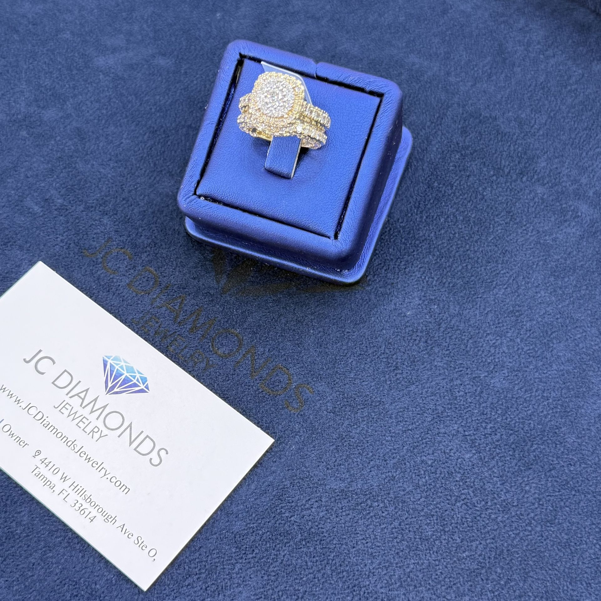 Ring 14k Gold Diamonds Real Plus One Band Extra