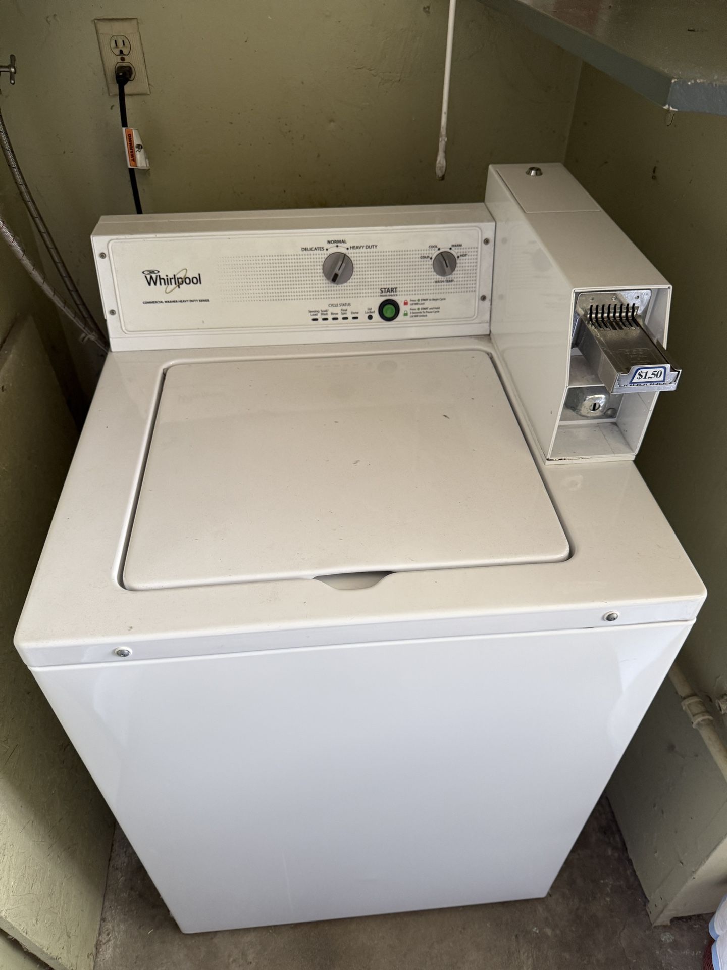 Whirlpool Coined Washer And Dryer With Keys And Everything