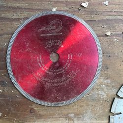 10” Wet Tile Citing Blade