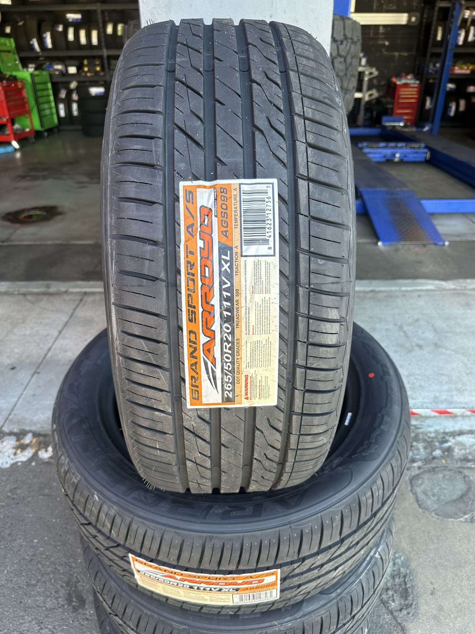 265/50/20 New Set Of Tires Installed