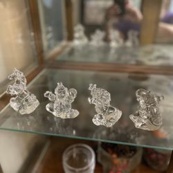 Princess House Small Glass Figures