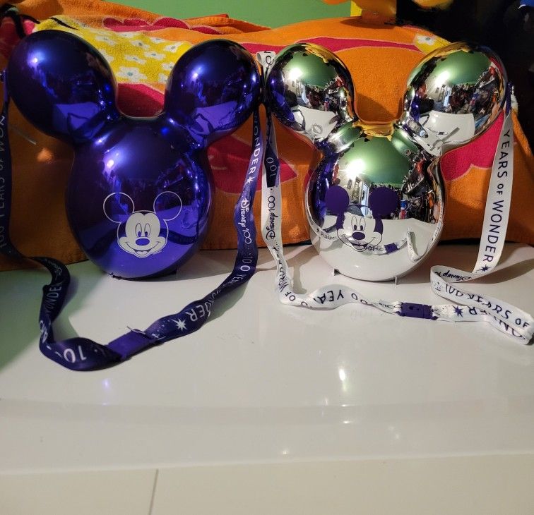 Disney Mickey Popcorn Bucket 100 Year Celebration