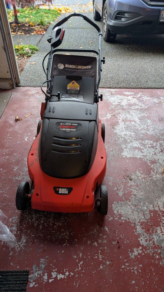 Free Black And Decker Lawn Mower 