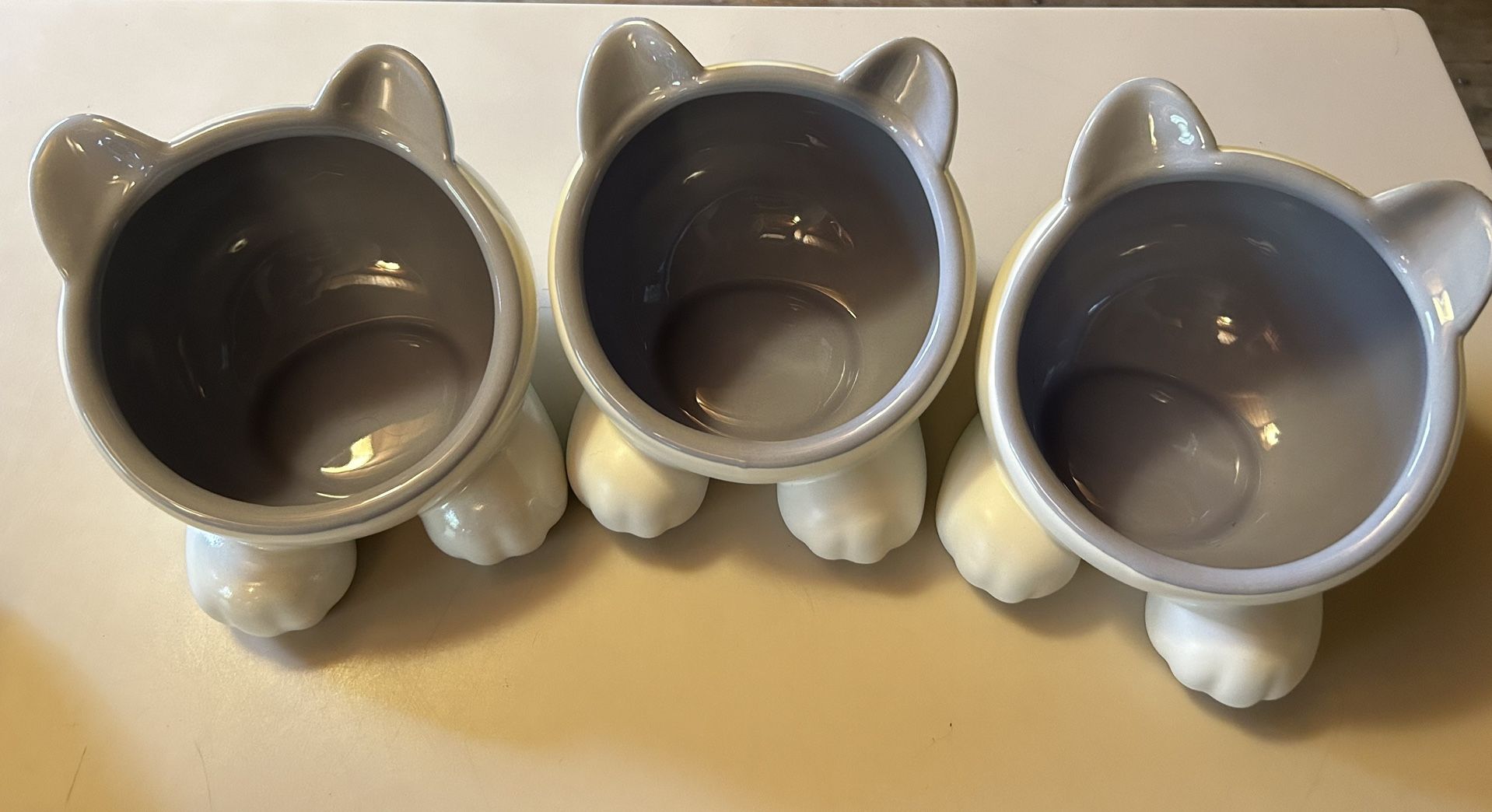 New Vivipet Cat Face Water Food Dish Bowls 1 Available In Purple Retail $39 