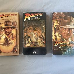 Paramount Raiders of the Lost Ark VHS Tape, Indiana Jones
